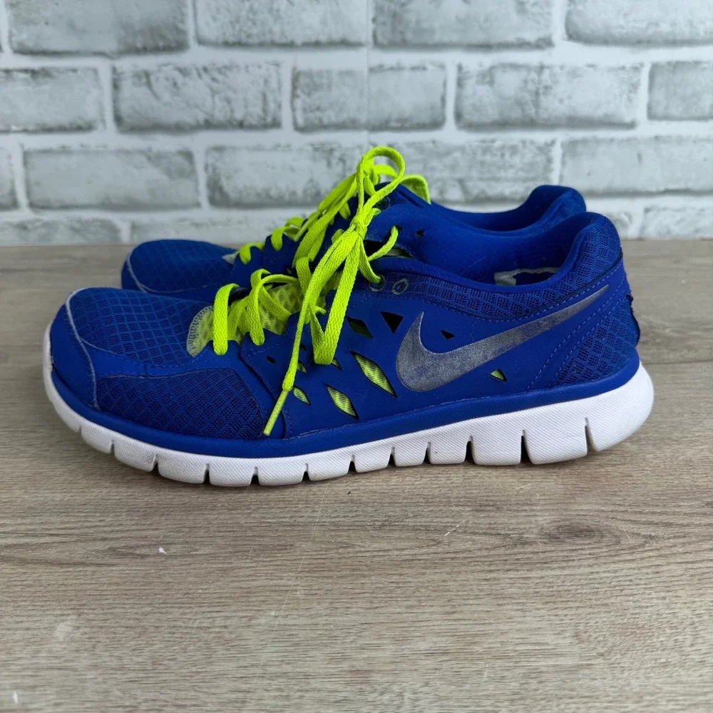 Nike Flex RN Running Shoes Blue Neon 8